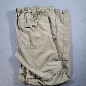 Boy Scouts Pants Womens Small Green Cargo Ladies Uniform Stretch Outdoors 28x32